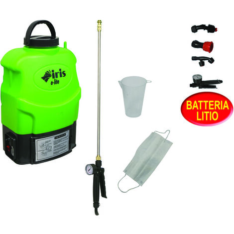 BRICOLIFE POMPA IRIS GARDEN LT.16 A BATTERIA E-LITE