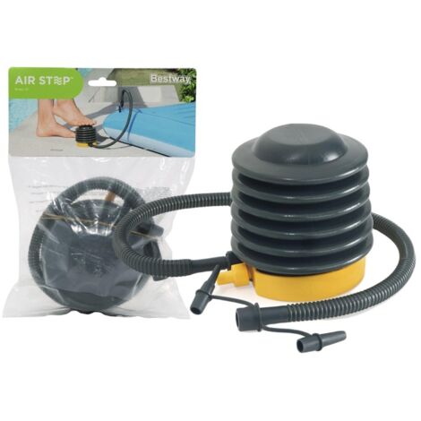 Pompa a Pedale per Gonfiare Rapidamente Canotti, Materassini, Salvagenti, Piscine e Barche - Dimensioni 13cm