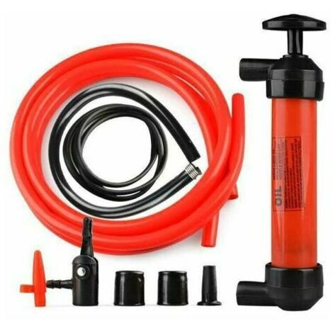 Pompa a sifone manuale Pompa di scarico dell'olio Pompa ad aria manuale da 200 cc per estrazione e trasferimento di carburante Benzina Gas liquido Palloncino pneumatico Pallone (5L / Min)