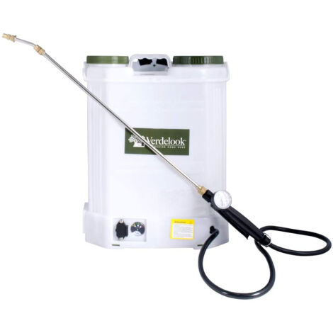 Pompa a Spalla Irroratrice a Batteria 16 Lt Giardino Piante Orto Denny Verdelook
