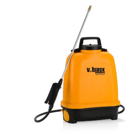 POMPA A SPALLA IRRORATRICE BATTERIA LITIO ELETTRICA 12Lt V-BLACK VITA VOLPI