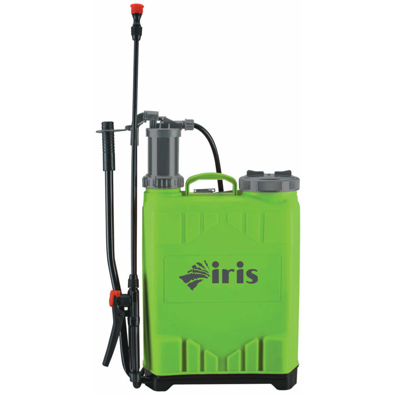 Iris - Pompa a zaino nebulizzatore a spalla 16 l in plastica Garden