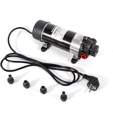 Pompa ad acqua diaframma Pompa ad aumento della pressione autoadescante da 160 m, 220 V, 100 W, pompa dell'acqua domestica, automatica, in acciaio inox, pompa di gonfiaggio