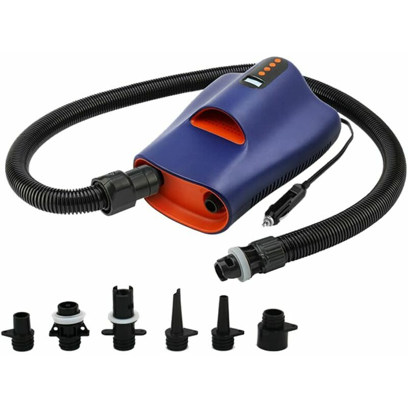 Pompa Ad Aria Elettrica Ricaricabile LIBERRWAY 2x2000mAh – Per Gonfiabili, Nera