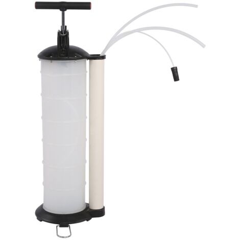 Pompa Aspirazione, 7L Estrattore di Olio Liquido, Pompa di trasferimento a Vuoto, Pompa a Mano, Pompa di Estrazione di liquidi con Tubo, per Auto Moto Motore Barca, 65 x 24 cm