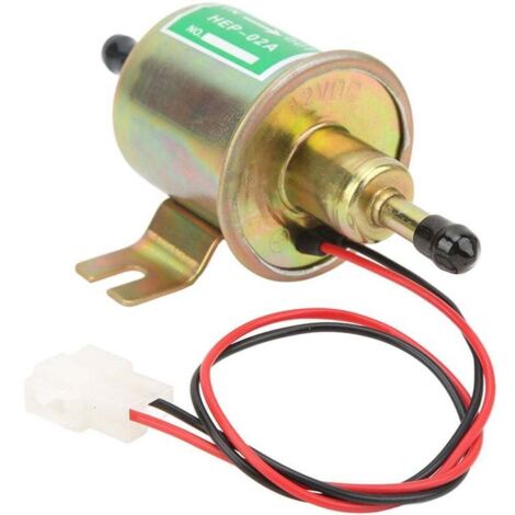 Pompa carburante elettrica universale in linea a bassa pressione CC 12V per auto, camion e barche HEP02A