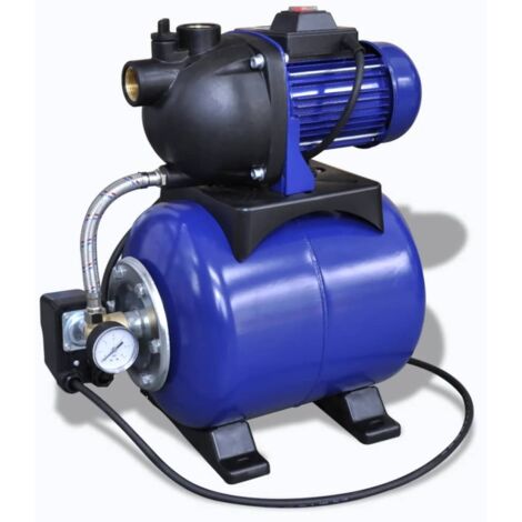 Pompa da giardino elettrica 1200W Blu vidaXL
