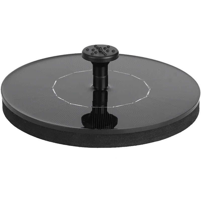 Image of Pompa dell'acqua per fontana galleggiante ad energia solare per giardino, stagno, piscina e acquario 180 l/h 1,4 w