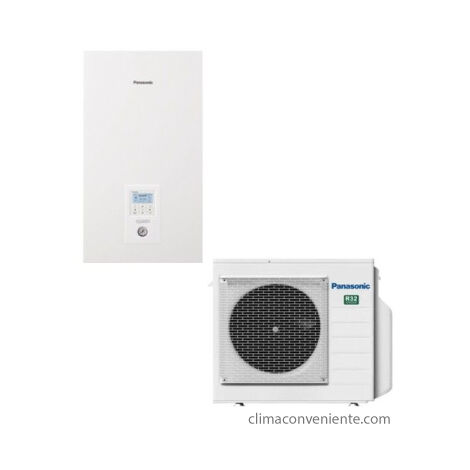 Pompa di Calore Splittata Panasonic Aquarea Generazione J-GEN Monofase WH-SDC0709J3E5 WH-UD07JE5 7 KW