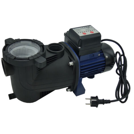 pompa di filtrazione per piscina con timer integrato - 1/3 hp - 100517t - aqualux