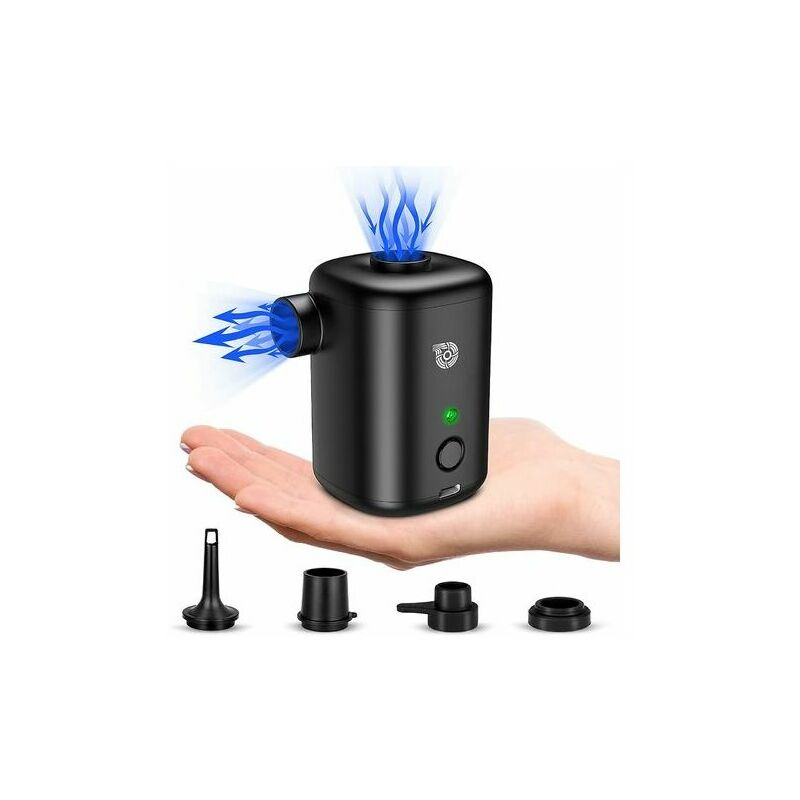Pompa di gonfiaggio elettrica 4000mah, pompa per