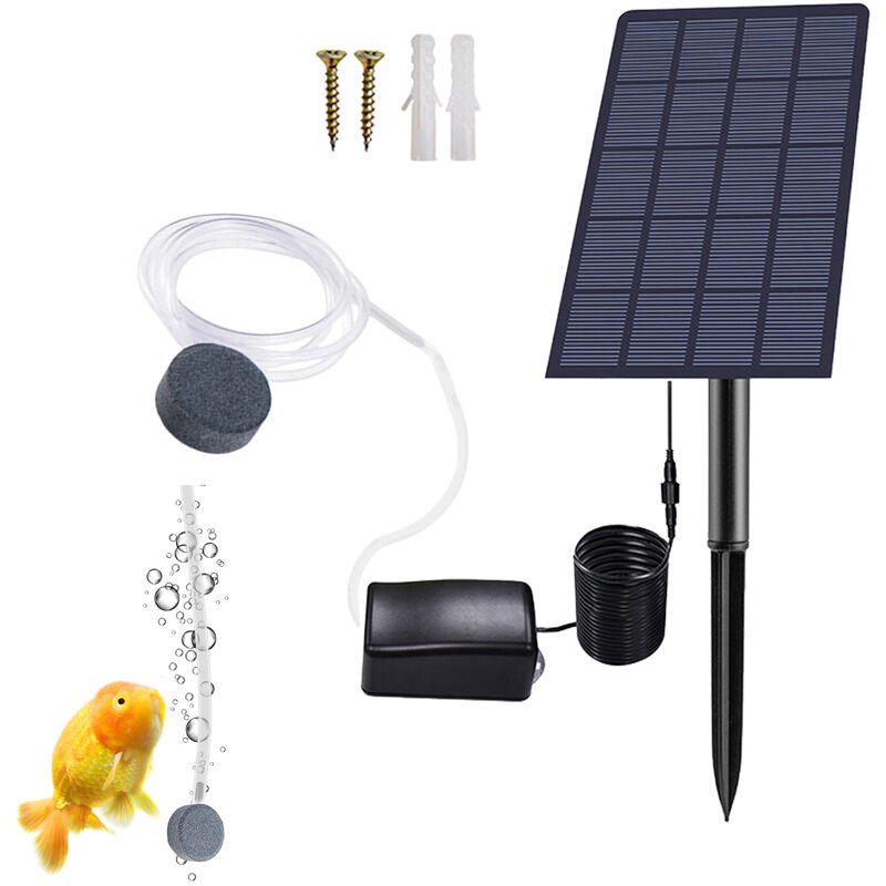 Pompa di ossigeno solare ossigenatore serbatoio di...