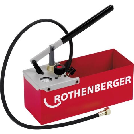 Pompa di prova Rothenberger per tubi d'acqua TP25, manuale