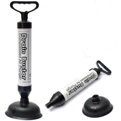 Stantuffo Ad Alta Pressione Per WC E Lavandini - Kit Con 5 Testine, Sblocca Tubature - Foto 5