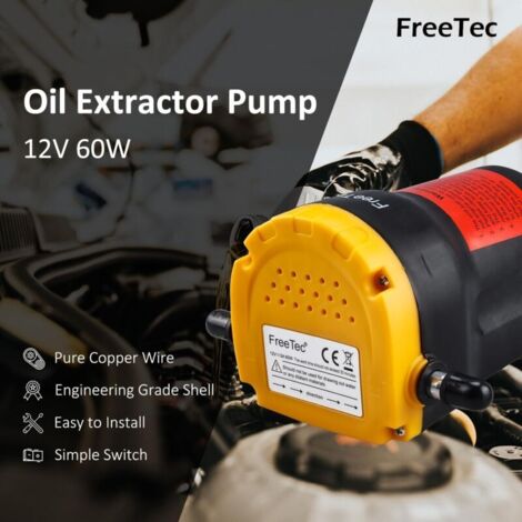 Pompa di scarico olio motore, pompa elettrica 12V 72W, per estrazione olio diesel, per auto, camion, barche e motociclette