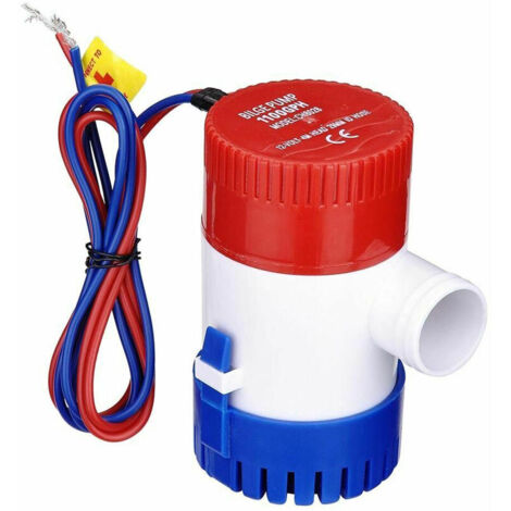 Pompa di sentina sommergibile elettrica marina da 1100 GPH 12 V, alta efficienza, bassa rumorosità, aiuta a escludere l'acqua di sentina per barche e yacht, modello: 12 V