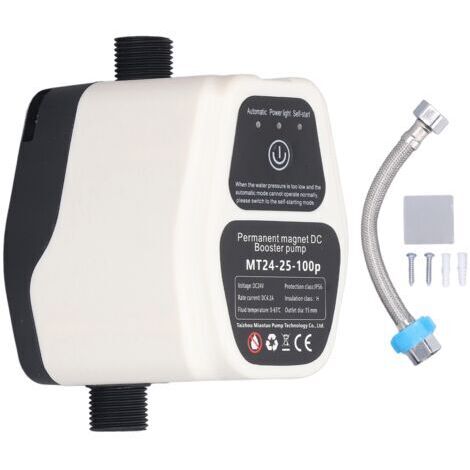 Pompa di sovralimentazione ad alta pressione da 100 W per lavello da cucina e doccia, 24 V CC, spina europea, 100-240 V CA