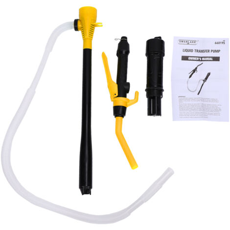 Pompa di trasferimento portatile, sifone a batteria per carburante, diesel, acqua, portata 2,2 GPM, controllo regolabile, liquido multiuso con filtro giallo