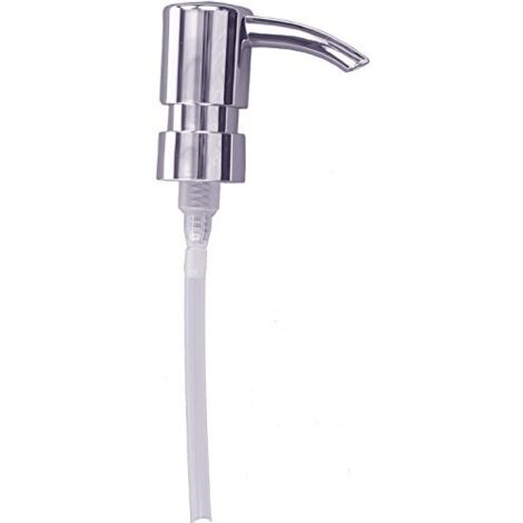 Pompa dosatrice BAROLO in plastica, per dispenser di sapone cromato