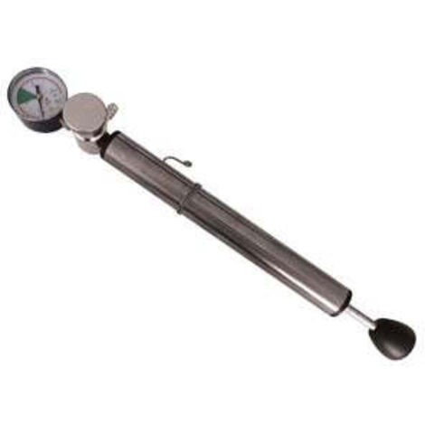 Pompa e manometro per galleggiante ad aria - Contenitore inox MAFFEI