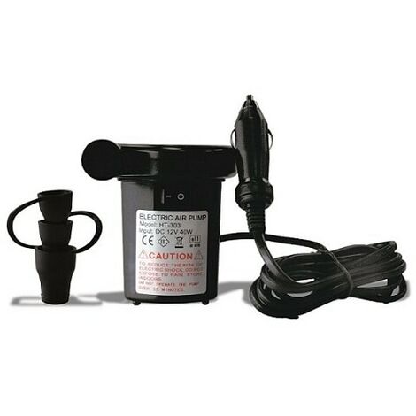 POMPA ELETTRICA 220 e 12 VOLT PER CANOTTI MATERASSINI GONFIA E SGONFIA 480  Lt/m