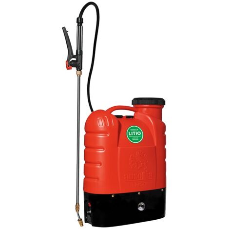 POMPA ELETTRICA A SPALLA lt.16 A ZAINO BATTERIA LITIO 12V 10AH AUSONIA 38018