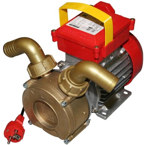 Pompa elettrica da travaso rotazione reversibile 650 W raccordi 30 mm - Rover