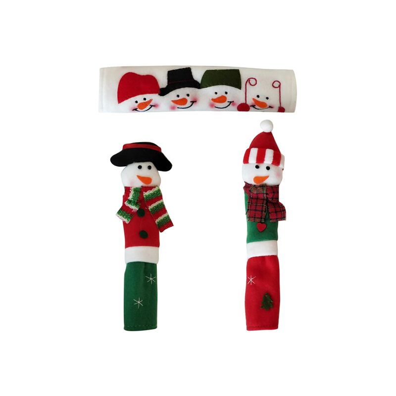 Copertura della maniglia di natale da 3 pezzi