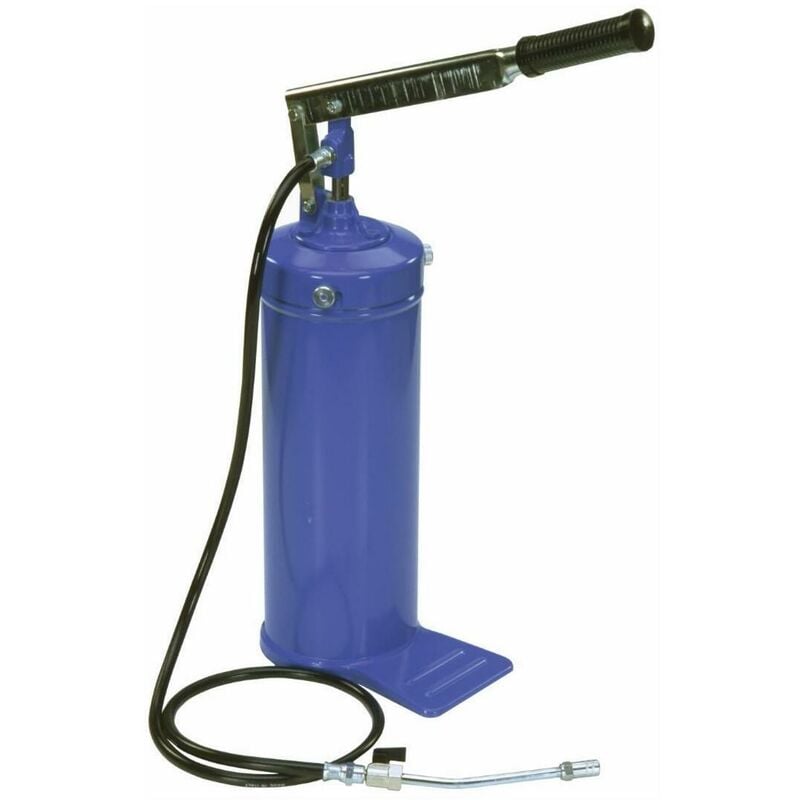 Image of AMA - Pompa grasso manuale capacità 8kg completa di tubo, rubinetto e testina. Portata 8 gr per pompata 00484