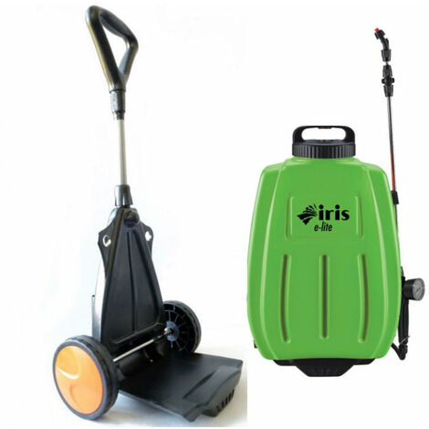 Pompa irroratrice 2in1 zaino Spalla e Trolley 16lt Batteria litio 8A Iris Elite G&F