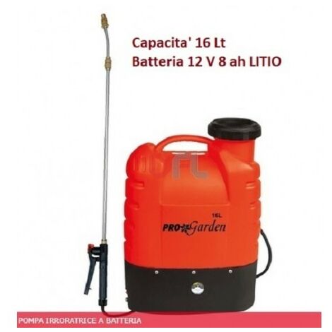 Pompa irroratrice elettrica con batteria CARPI ELETTRO-16 L Litio