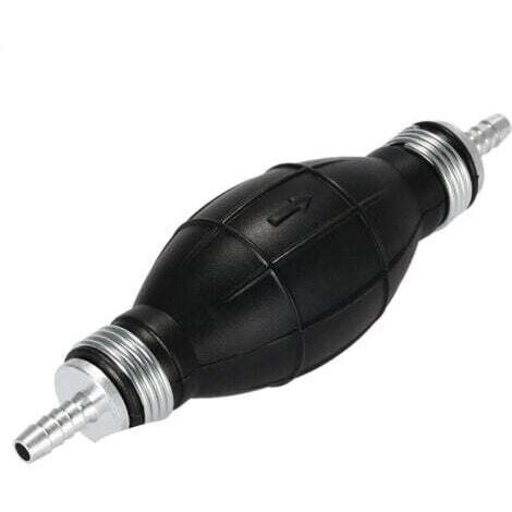 Pompa manuale in linea con pompetta di adescamento carburante da 8 mm per barche, lega, benzina, pompa diesel, pompa universale per benzina, olio, acqua, pompa di trasferimento carburante, pompa per a