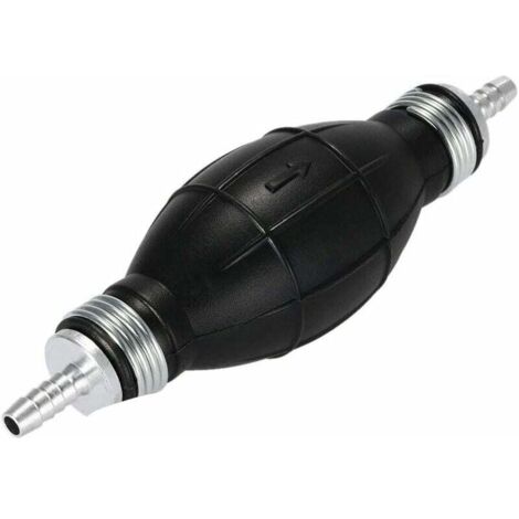 Pompa manuale in linea con pompetta di adescamento carburante da 8 mm per barche, lega, benzina, pompa diesel, pompa universale per benzina, olio, acqua, pompa di trasferimento carburante, pompa per a