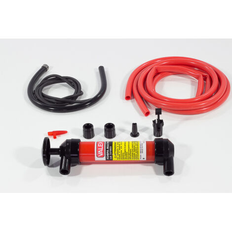 POMPA MANUALE MULTIFUNZIONE TRAVASO LIQUIDI GONFIAGGIO PALLONI GOMME ARIA VALEX 1370825