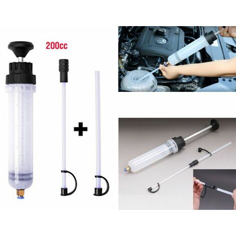Pompa manuale per cambio olio Pompa aspirazione liquidi Audi VW Seat 200cc 200ml