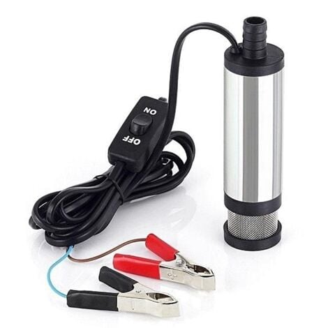 Pompa/Mini Pompa sommersa per travaso kerosene/liquidi/acqua/gasolio 12V