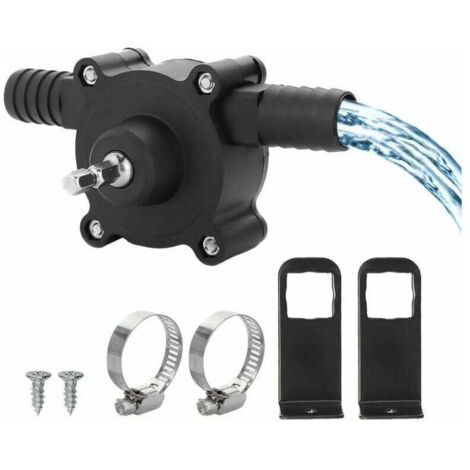 Pompa per acqua da giardino, mini pompa per acqua autoadescante portatile, pompa per trapano elettrica