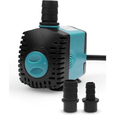 Pompa per acquario KZQ Mini (450L/H, 6W) Pompa per acqua, pompa per laghetto Pompa sommergibile Pompa per acqua Pompa per fontana HMAX 0,8 m