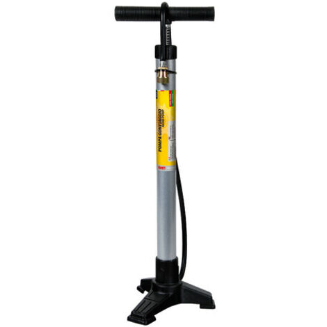 pompa per bicicletta lampa "tre piedi" in acciaio - 94214