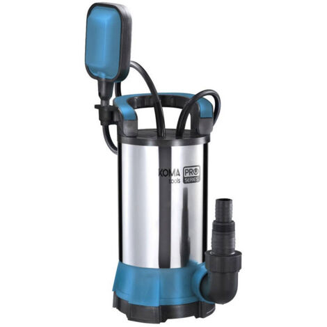 Pompa per estrazione acqua pulita 500w acciaio inox 17x30cm pulita koma tools
