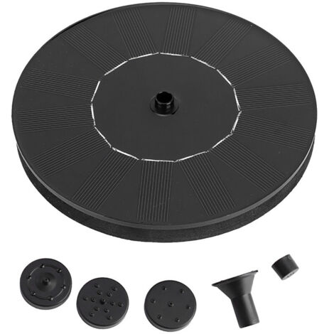 Pompa per fontana galleggiante a energia solare Eosnow Creative, per giardino, laghetto, piscina, acquario, 180 l/h, 1,4 W