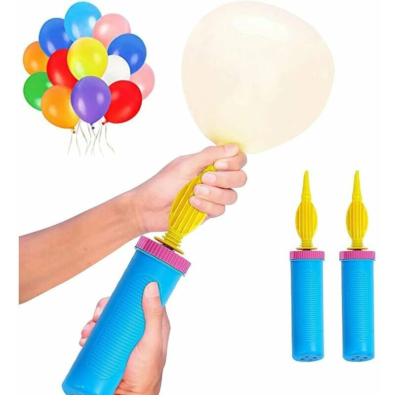 Pompa per Palloncino Gonfiabile 2 Pezzi Pompa ad