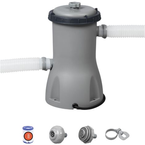 Keenso Cartuccia Filtro Di Ricambio Per Spa E Piscina Con Coperchio Antibatterico – 11x11x8,5 Cm