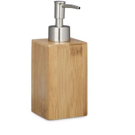 Pompa per sapone quadrata in bambu 883