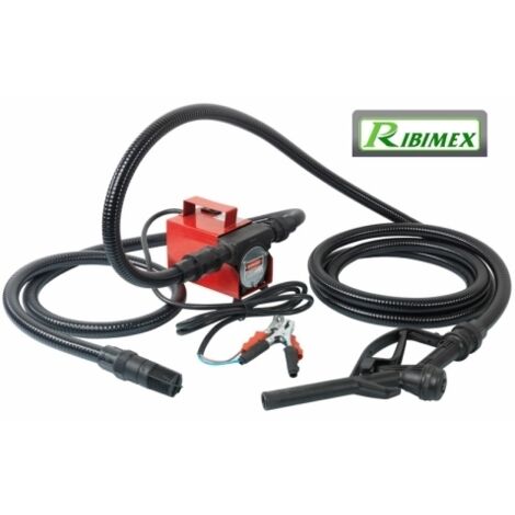 Pompa per travaso Gasolio e acque chiare/bianche/clear water 12V con kit erogazione Ribitech - PRKG12V