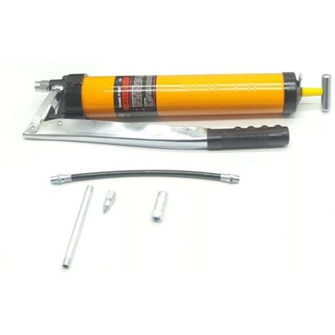 Pompa Pistola Ingrassatore Manuale 900cc Tubo Flessibile 900ml