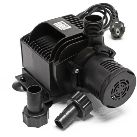 Pompa regolabile HJ-5000 ECO - 195 x 145 x 150 mm - 4000 l/h / 65 W / prevalenza massima 3 m - per filtri di piscine, laghetti, fontane e giardini.