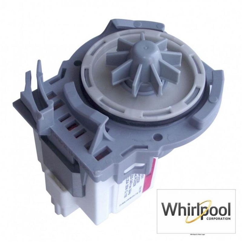 Image of Whirlpool Ariston Hotpoint - pompa scarico lavastoviglie ignis whirlpool fagor 35W askoll