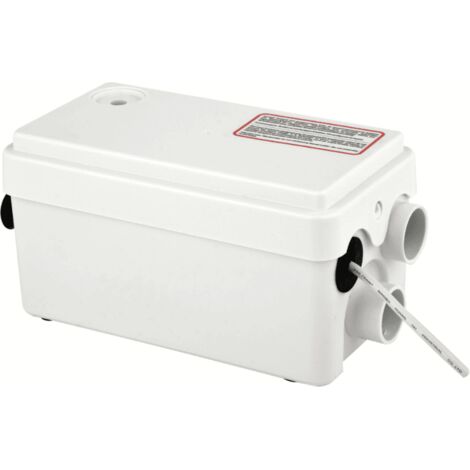 Pompa scarico trituratore maceratore 250W 80L/min 4m doccia lavandino 632to