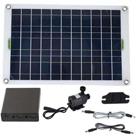 Pompa solare da 20W 12V per laghetto/giardino idroponico (silenziosa)